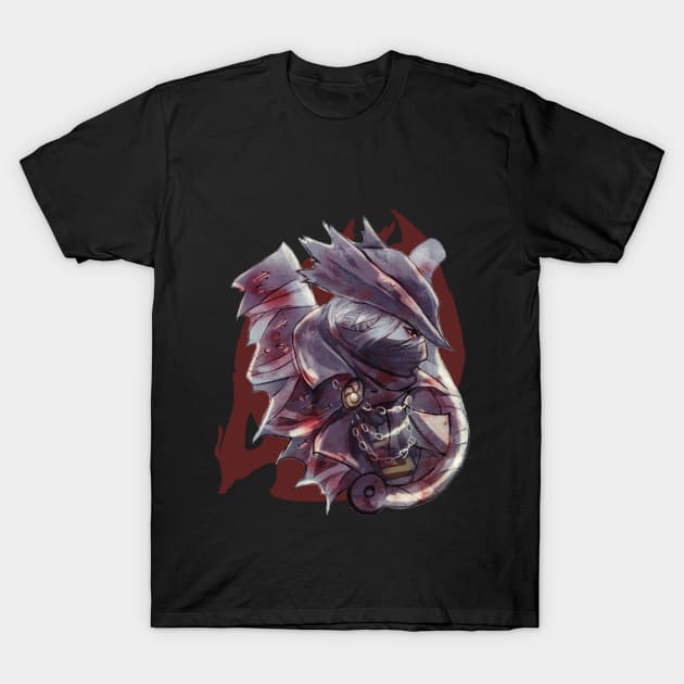 The Hunter (Saw Cleaver) - Bloodborne T-Shirt by Kuyuan